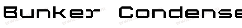 Bunker Condensed字体转换
